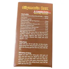 Viên uống Silymarin Rox B-Complet Extra (Hộp 100 viên) Hỗ trợ giúp giải độc gan, bảo vệ gan và tăng cường chức năng gan.