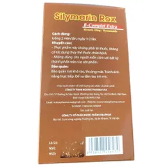 Viên uống Silymarin Rox B-Complet Extra (Hộp 100 viên) Hỗ trợ giúp giải độc gan, bảo vệ gan và tăng cường chức năng gan.