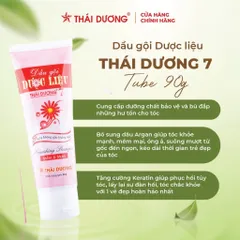 Dầu gội Dược liệu Thái Dương 7 (Tuýp 90g) 7 ngày không gàu không ngứa