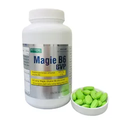 Viên uống Magie B6 BVP (Chai 250 viên) Bổ sung Magie và Vitamin B6 cho cơ thể, Hỗ trợ giảm mệt mỏi và căng thẳng thần kinh.