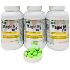 Viên uống Magie B6 BVP (Chai 250 viên) Bổ sung Magie và Vitamin B6 cho cơ thể, Hỗ trợ giảm mệt mỏi và căng thẳng thần kinh.