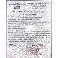 Thực phẩm bảo vệ sức khỏe Corbiere Calcium Plus Mới - Canxi hữu cơ + D3 + K2