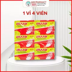 Viên Sủi Làm Hỗ trợ tiêu hoá Giảm đầy hơi, khó tiêu, ợ chua DIZZO Effervescent Vị Cam