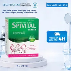 Thực phẩm bổ Spivital (DHG) (Nutri / Mama) bổ sung dinh dưỡng, tăng sức đề kháng cho trẻ em, phụ nữ có thai, cho con bú