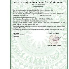 Thực phẩm bổ Spivital (DHG) (Nutri / Mama) bổ sung dinh dưỡng, tăng sức đề kháng cho trẻ em, phụ nữ có thai, cho con bú