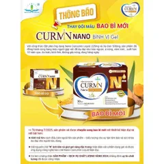 1 Hộp CURMIN NANO BÌNH VỊ GEL – Giảm Ợ Chua, Đau Rát Thượng Vị, Trào Ngược Dạ Dày 30 gói.