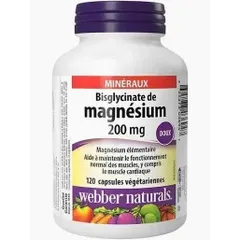 [Hỏa Tốc] Viên Uống Bổ Sung Magie Webber Naturals Magnesium Bisglycinate 60/120 Viên Giảm Stress Ngủ Ngon Tốt Tim Mạch