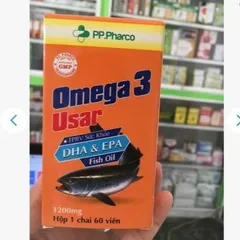 Viên uống bổ mắt - bổ não OMEGA 3 USAR Phong Phú Chai 60 viên