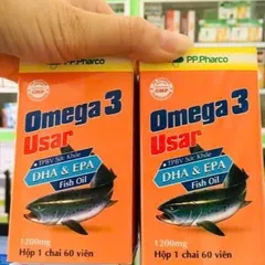 Viên uống bổ mắt - bổ não OMEGA 3 USAR Phong Phú Chai 60 viên