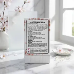(Chính Hãng) Viên uống Glutathione BC White Hỗ trợ làm sáng da, hỗ trợ giảm sạm nám, bổ sung chất chống oxy hóa (Hộp 30)