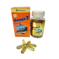 Viên uống bổ mắt - bổ não OMEGA 3 USAR Phong Phú Chai 60 viên