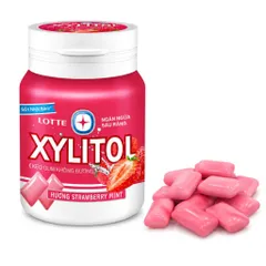 [CHÍNH HÃNG] Kẹo Gum Không Đường Lotte Xylitol - CHANH - DÂU - DƯA LƯỚI - TRÁI CÂY - GIẢI KHÁT - MÁT LẠNH - VIỆT QUẤT