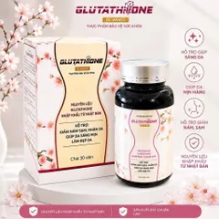 (Chính Hãng) Viên uống Glutathione BC White Hỗ trợ làm sáng da, hỗ trợ giảm sạm nám, bổ sung chất chống oxy hóa (Hộp 30)