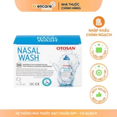 [CHÍNH HÃNG] Muối biển Otosan Nasal Wash - Hộp 30 gói dung dịch mũi vệ sinh mũi hàng ngày