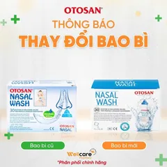 [CHÍNH HÃNG] Muối biển Otosan Nasal Wash - Hộp 30 gói dung dịch mũi vệ sinh mũi hàng ngày