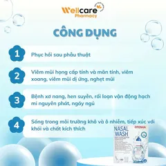 [CHÍNH HÃNG] Muối biển Otosan Nasal Wash - Hộp 30 gói dung dịch mũi vệ sinh mũi hàng ngày