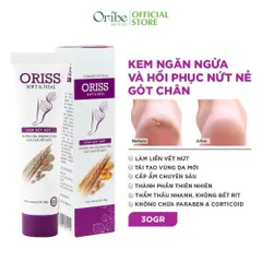 Kem nứt gót và dưỡng da chân tay Oriss tinh chất nghệ và trầu không tái tạo làm hồng gót Tuýp 30gr 812730