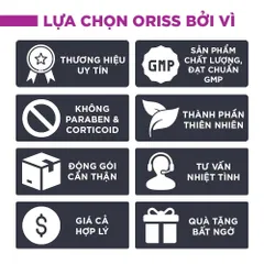 Kem nứt gót và dưỡng da chân tay Oriss tinh chất nghệ và trầu không tái tạo làm hồng gót Tuýp 30gr 812730