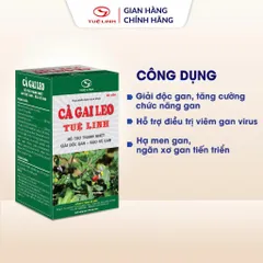 Cà Gai Leo Tuệ Linh [Chính hãng] - Giúp bảo vệ tăng cường chức năng gan, giải độc gan - Hộp 60 viên