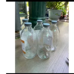 [Combo chai] Vỏ chai nước biển 250ml-500ml hỗ trợ tháo nắp vàng nuôi cá lia thia, betta, bảy màu, cắm hoa