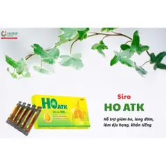 [Chính Hãng] siro ho ATK (hoATK), giúp bổ phế, giảm ho 1500MG/20 ỐNG
