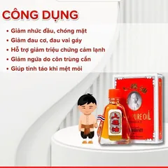 [Chính Hãng] Dầu Gió Thái Lan đỏ ông già Siang Pure Oil Formula I - Minpharmacy
