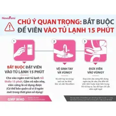Viên đặt NovoFemi Tím - Làm sạch, giảm nấm ngứa, ngăn mùi