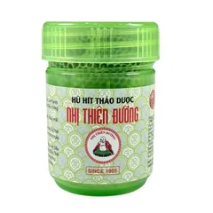 Hũ Hít Thảo Dược Nhị Thiên Đường Hũ 5g - Giúp Giải Cảm và Thư Giãn Tinh Thần