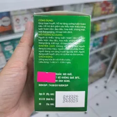 Taginba Plus DHG tpbvsk hoạt huyết và tăng cường tuần hoàn não 100 viên
