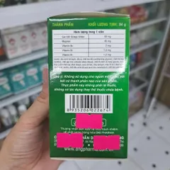 Taginba Plus DHG tpbvsk hoạt huyết và tăng cường tuần hoàn não 100 viên