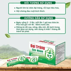Đại tràng Ích Nhân bảo vệ và hỗ trợ giảm các triệu chứng đau bụng, đầy bụng, khó tiêu - hộp 10 gói DTI