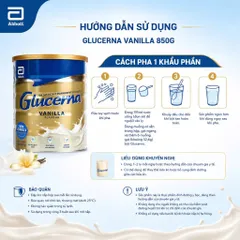 Sữa bột dành cho người tiểu đường Glucerna Vanilla 850g Úc