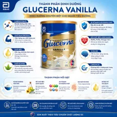 Sữa bột dành cho người tiểu đường Glucerna Vanilla 850g Úc