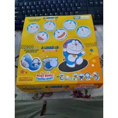Kẹo gum Lotte Doraemon không đường hương dâu hộp 09 trái