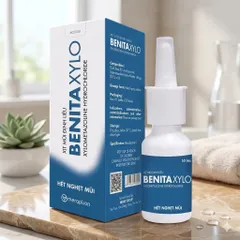 Xịt mũi Benita Xylo - Giảm nhanh nghẹt mũi, hiệu quả trong 12h.