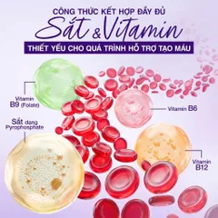 TPBVSK Henry Blooms Kids Liquid Iron Plus giúp bổ sung Sắt và Vitamin B6, B9, B12 100ml HB0028