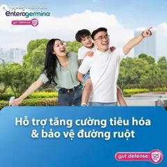 [CHÍNH HÃNG] Men Vi Sinh Enterogemina 2 tỷ bào tử ( mẫu mới ) - Hộp 20 ống
