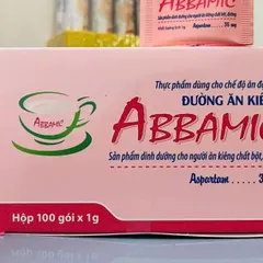 Đường ăn kiêng ABBAMIC 100 gói màu hồng