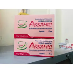 Đường ăn kiêng ABBAMIC 100 gói màu hồng