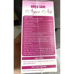 Hồng sâm ngọc nữ hương Nắng Xuân bổ thận nữ dưỡng thận, nám da, sạm da ích huyết, tăng cường nội tiết tố nữ kinh nguyệt