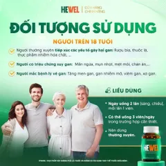 Viên Uống Thải Độc Gan Hewel Chính Hãng Hỗ Trợ Bổ Gan Và Tăng Cường Chức Năng Gan Hộp 30 Viên