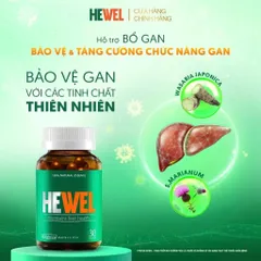 Viên Uống Thải Độc Gan Hewel Chính Hãng Hỗ Trợ Bổ Gan Và Tăng Cường Chức Năng Gan Hộp 30 Viên