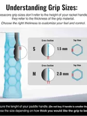 Quấn Cốt Vợt Pickleball Hesacore Gel Chính Hãng | Original Grip – Giảm Rung, Tăng Độ Bám, Êm Tay