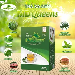Trà xạ đen MD Queens hộp 30 túi lọc (pha ra 15 lít trà)_HCM có sẵn giao ngay
