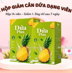 Hộp Giảm Cân Dạng Viên Dứa Plus - Hộp 14 viên