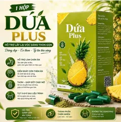 Hộp Giảm Cân Dạng Viên Dứa Plus - Hộp 14 viên