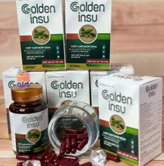 ✅ Golden Insu Hộp 30 Viên [Chính Hãng Cao Cấp] ✅ Viên uống tiểu đường hạ an đường huyết chống biến chứng tiểu đường
