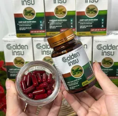 ✅ Golden Insu Hộp 30 Viên [Chính Hãng Cao Cấp] ✅ Viên uống tiểu đường hạ an đường huyết chống biến chứng tiểu đường