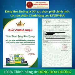 Viên uống dưỡng tóc HERBA HAIR KINGPHAR (hộp 60 viên) - Giúp làm đen, chắc tóc; Giảm gãy rụng tóc; Kích thích mọc tóc