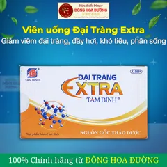 Viên uống Đại Tràng Extra TÂM BÌNH (hộp 60 viên) - Giảm đầy bụng, khó tiêu; Người bị viêm đại tràng, ruột kích thích